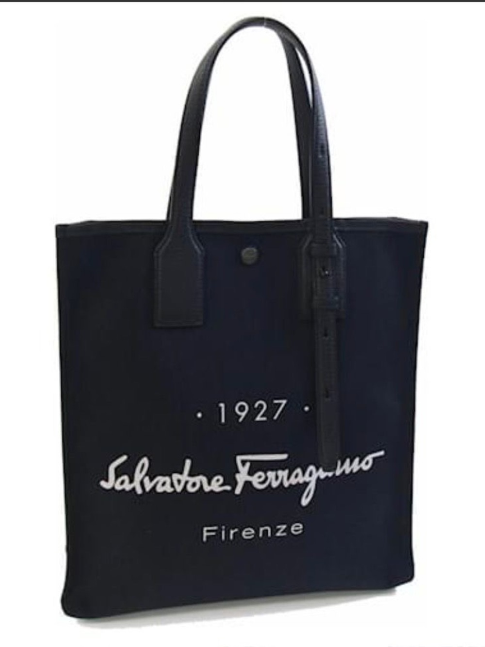 Salvatore Ferragamo Black Signature Tote